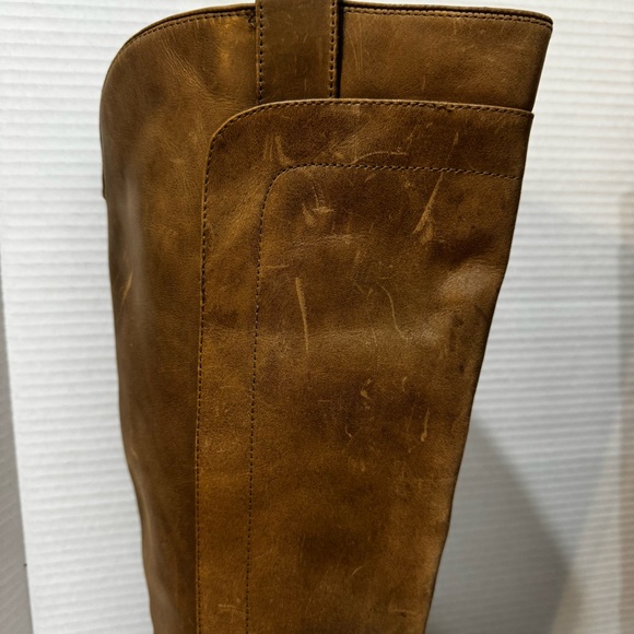 Franco Sarto Ontario Leather Heeled Knee High Riding Boots size 10 M - Picture 4 of 8